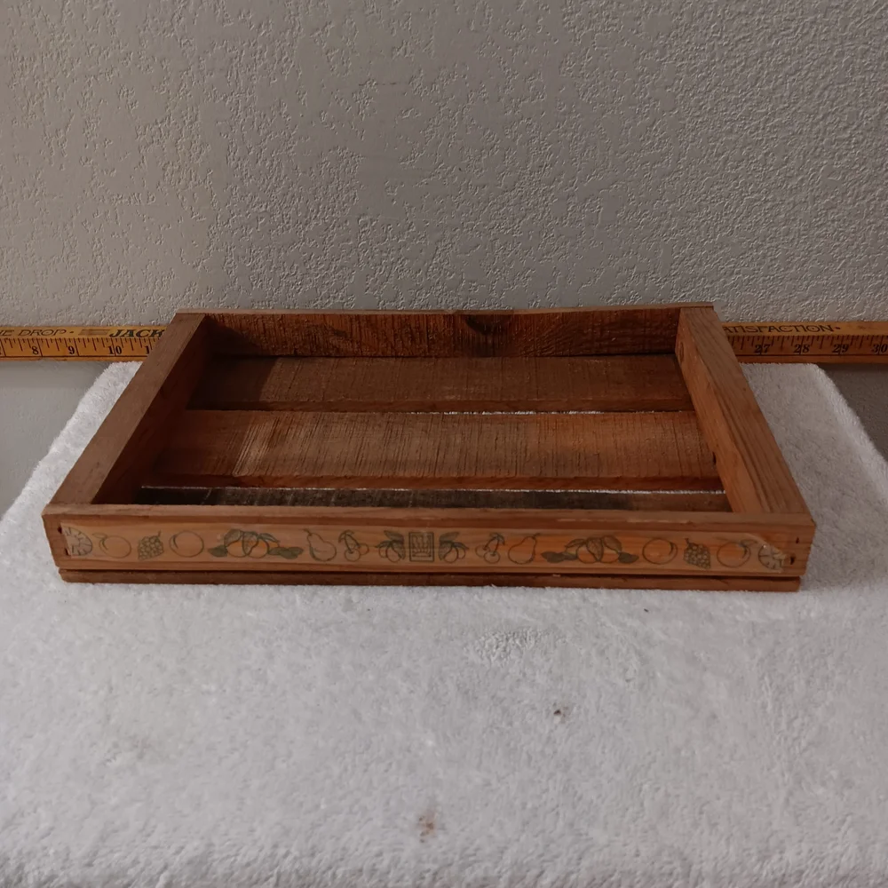 Rustic Wooden Bath Tray